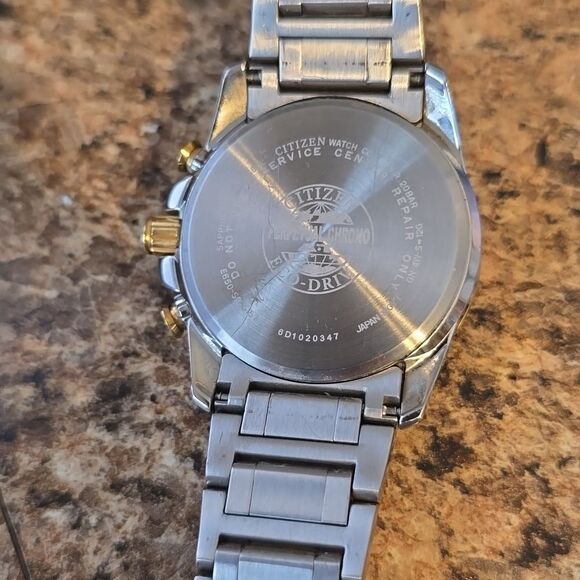 Citizen Eco-Drive Two-Tone Chronograph Watch - Picture 9 of 12